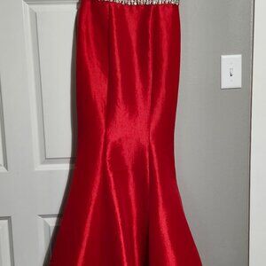 Jovani red formal dress